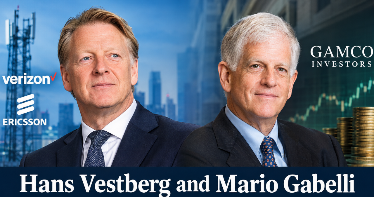 Hans Vestberg and Mario Gabelli